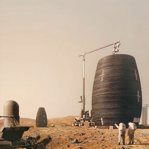 แบบบ้านบนดาวอังคาร ที่ชนะการประกวดแบบ ของนาซ่า (NASA)