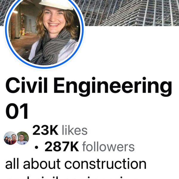 ขอแนะนำ Facebook ความรู้ทางด้าน วิศวกรรมโยธา Civil Engineering 01 มีคนติดตามทั่วโลก อยู่ถึง 287,000 ราย
