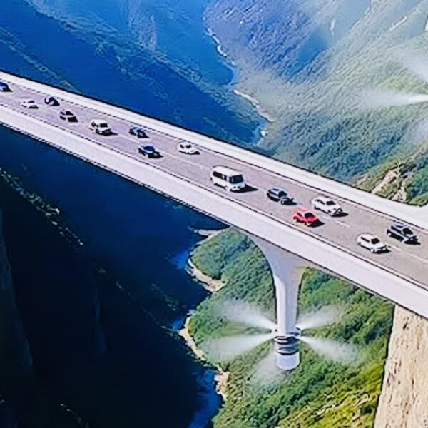 สะพานจีน ไม่ต้องมีเสา