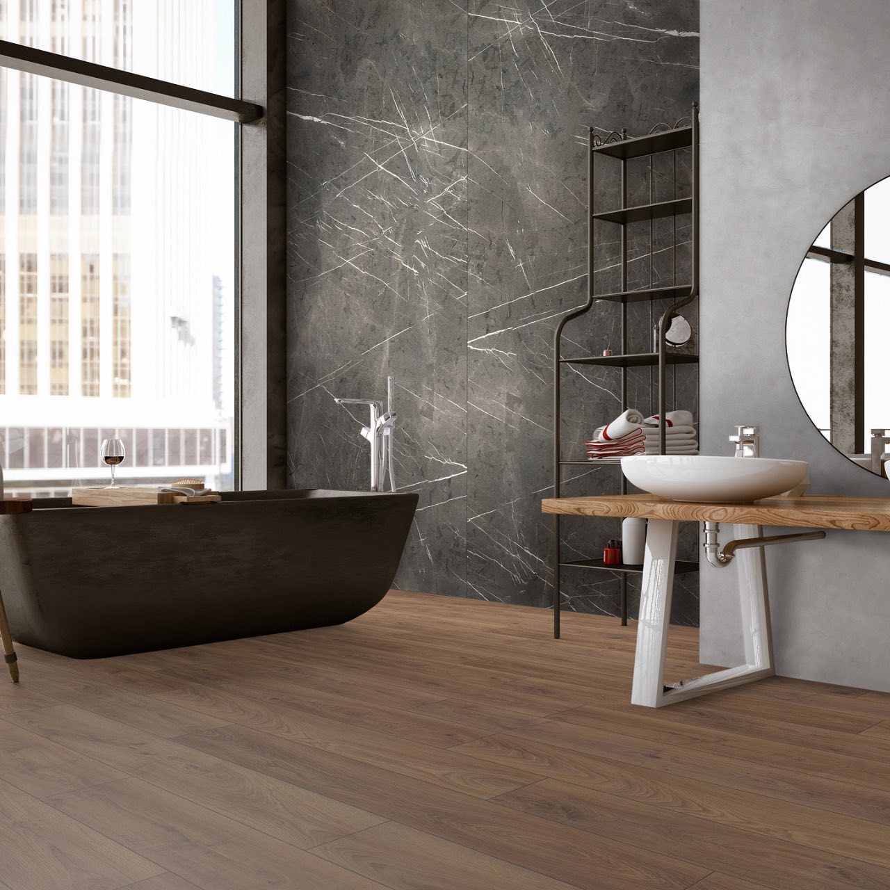 ห้องน้ำ ห้องนี้สวยได้ ถูกด้วยโดยไม่ต้องใช้กระเบื้องสักแผ่น !