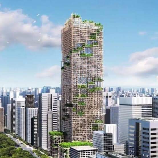 โครงการ W350 เป็นตึกระฟ้าไม้กำลังสร้างในใจกลางกรุงโตเกียว ประเทศญี่ปุ่น